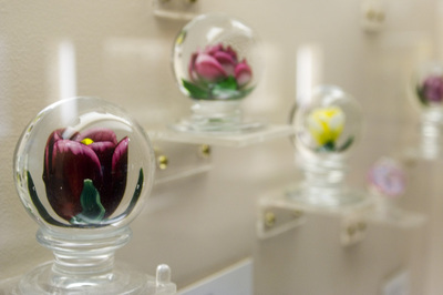 Wall of Paperweights
