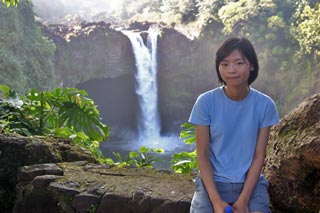 Erin at Rainbow Falls